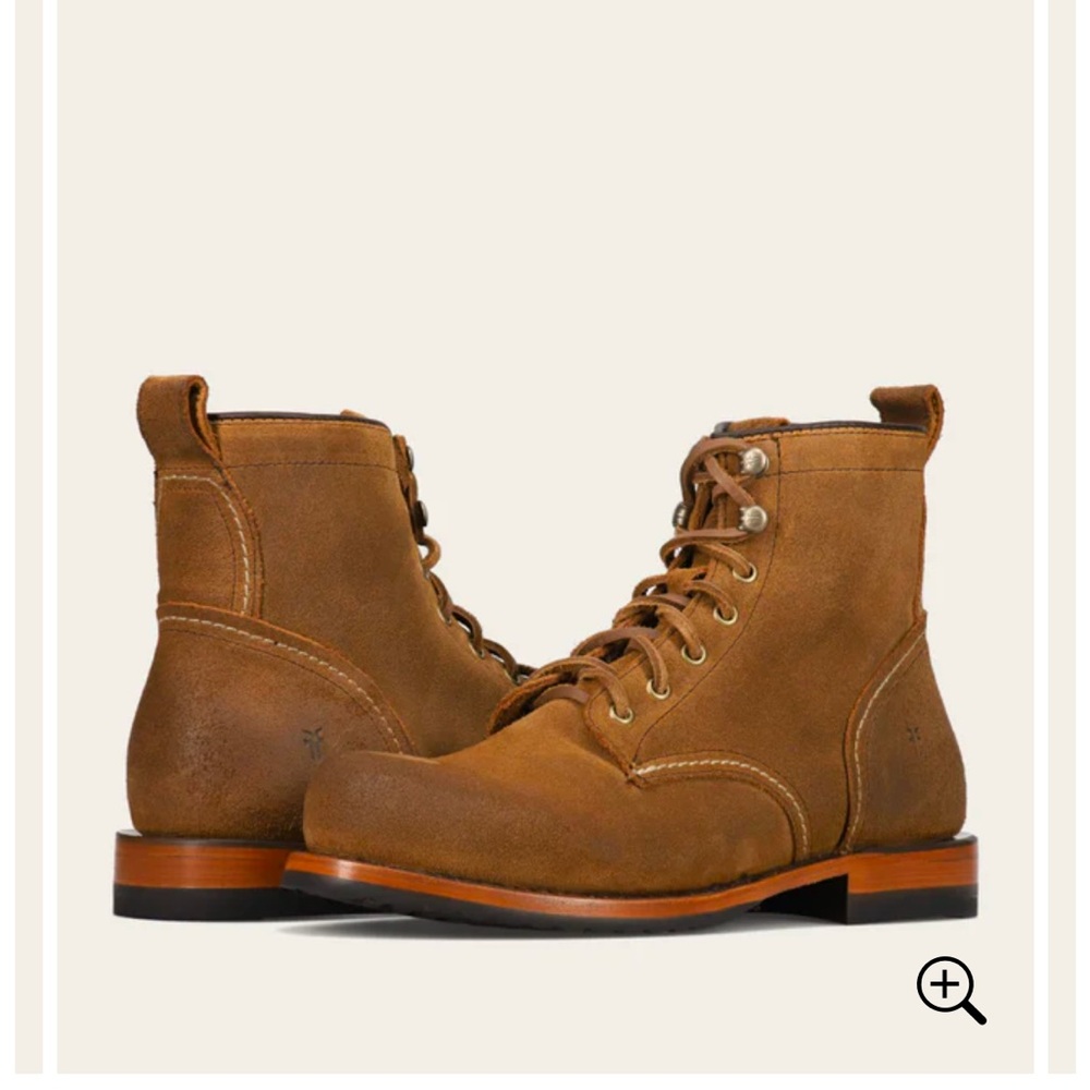Frye HUDSON WORKBOOT PLAIN TOE